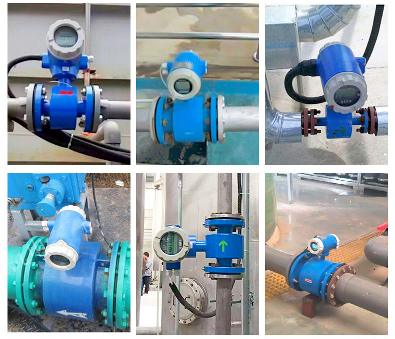 防爆型電磁流量計現場安裝使用圖